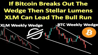 If Bitcoin Breaks Out The Wedge Then Stellar Lumens XLM Can Lead The Bull Run