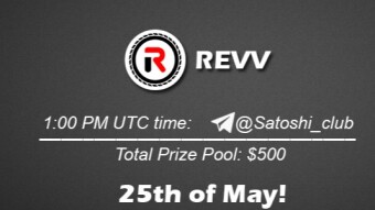 Join the AMA of Satoshi Club x REVV. Rewards: 500 USDT, May 25th.