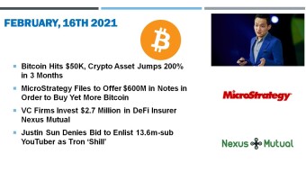 🗞 Daily Crypto News, February, 16th💰