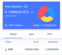 EOKEX Exchange Airdrop Worth 0.1 BTC