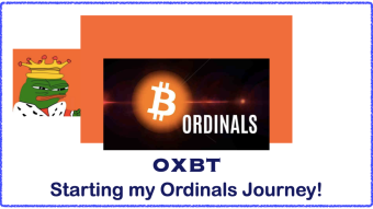 OXBT: Finally Starting my Ordinals Journey!