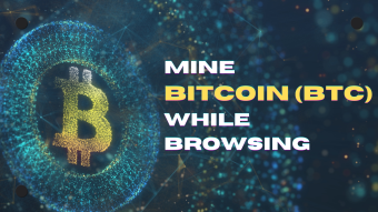 Bitcoin Mining While Browsing (BTC)