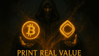 Printing Real Value with WBTC/PAXG While Fiat Fades Away