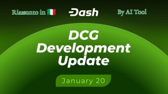 Dash_ 20 Gennaio 2026 — Aggiornamenti sugli sviluppi della Dash Core Group (DCG)