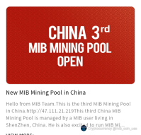 ****MIB TOKEN SWAP and Exchange updates 5/12/19****