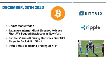 🗞 Daily Crypto News & Video, December, 30th💰