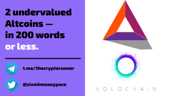 2 undervalued Altcoins — in 200 words or less.