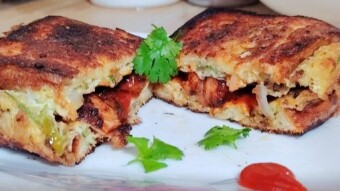 Chicken-Egg Mixed Sandwich