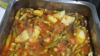 Foodbook #225  Greek okra stew with recipe
