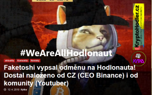 Faketoshi vs. Hodlonaut  #WeAreAllHodlonaut