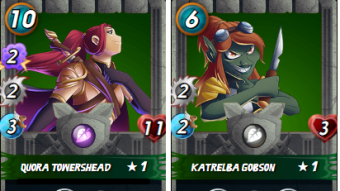 Splinterlands - Battle Library 23 - Quora Vs Katrelba redux - Speed Kills or does it? A lesson on Attack Order.