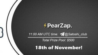 Join the AMA of Satoshi Club x Pearzap. Rewards: 500 USDT, November 18th.