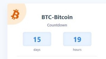 Bitcoin Halving is coming in 15 Days