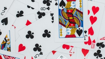 Here's a fun and simple math card game to play with friends or solitaire.