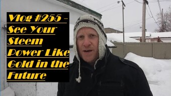 Vlog #255 - See Your Steem Power Like Gold in the Future