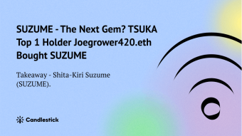💎 The Next Gem? TSUKA Top 1 Holder Joegrower420.eth Bought SUZUME