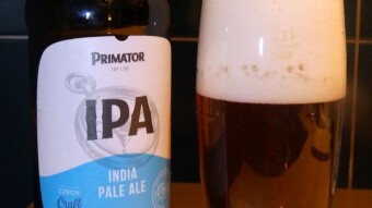 "Primator India Pale Ale" or the bitterness of wormwood plus the sweetness of homemade cheesecake