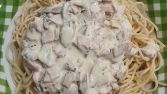 Foodbook #451 Greek-style carbonara