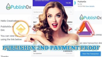 BAT & DAI TOKEN 2ND TIME PAYMENT PROOF FROM PUBLISH0X