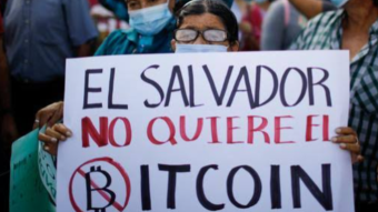 Thousands Protest Bukeles Bitcoin Move...