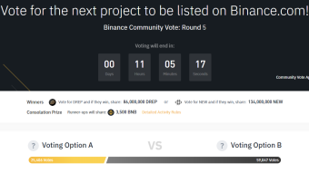 Receive airdrops with Binance voting!
