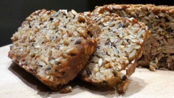The Bread of Life - Yoghurt bread made of oatmeal, black cumin, pumpkin, sunflower, linseed and prunes
