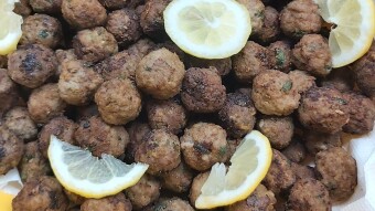 Foodbook #988 meatballs with lemon