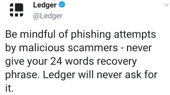 Ledger reported about the leak of personal data of one million users