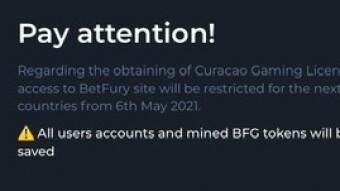 Betfury is closing the USA Users