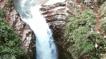 A Waterfall Trapped inside Dark Heartless Rocks