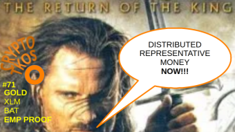 Return of the King: Gold backed Distributed Representative Money in Crypto and Paper+Coin Form