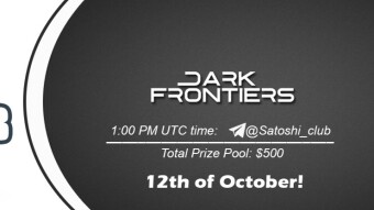 Join the AMA of Satoshi Club x DARK FRONTIERS. Rewards: 500 USDT, October 12th.