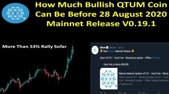 How Much Bullish QTUM Coin Can Be Before 28 August 2020 Mainnet Release V0.19.1