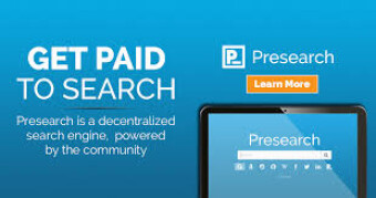 Use Presearch to Earn PRE tokens