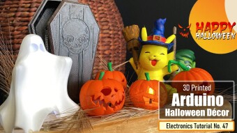 3D Printed Arduino Halloween Décor