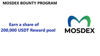 MOSDEX Launches 200,000USDT bounty program for content writers. Here's how you can participate