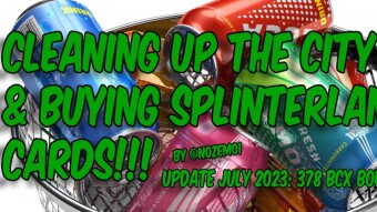 Cleaning up my City & Buying Splinterlands cards with the deposit $ Part 2 - July 2023