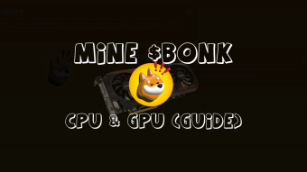 How to mine $BONK (Solana Token) with CPU & GPU (Guide)