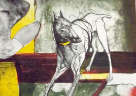 Doberman - Colour Lithograph Artists Proof