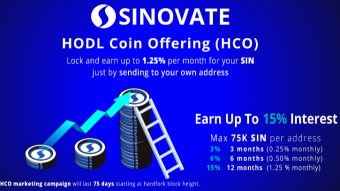 Sinovate offering better APY than your bank