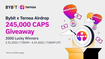 📢 Bybit x Ternoa Airdrop 👉 245,000 $CAPS Giveaway!
