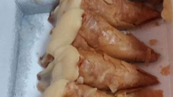 Foodbook #356 Cream Filled Phyllo Cones