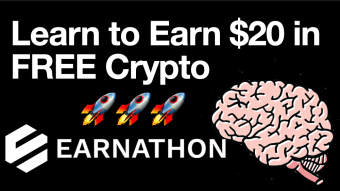 Free $20! Earnathon. The crypto where you earn to learn!