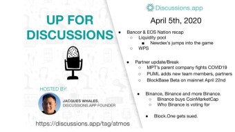 Newdex liquidity pools to compete with xNation. Binance does everything. Block.one gets sued