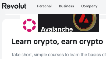 Revolut: Learn&Earn (Avalanche+Polkadot)