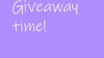 Giveaway Time (on YouTube Channel).