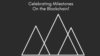 Celebrating milestones on the blockchain! Let your goals be your stepping stones