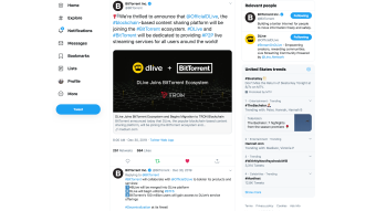Tron + Bittorrent/BLive + DLive = Streaming content revolution coming in 2020?