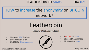 DAY 021: How to increase the anonymity on BITCOIN network?