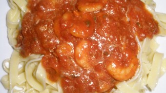 Foodbook #594 Shrimp Linguine Pasta
